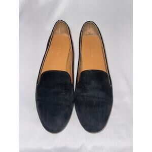 J. CREW Black Leather Suede Loafer (v)